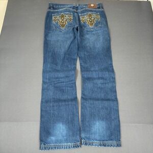 Y2K Antik Denim Loose Straight Medium Wash Jeans Men's Size 34x34